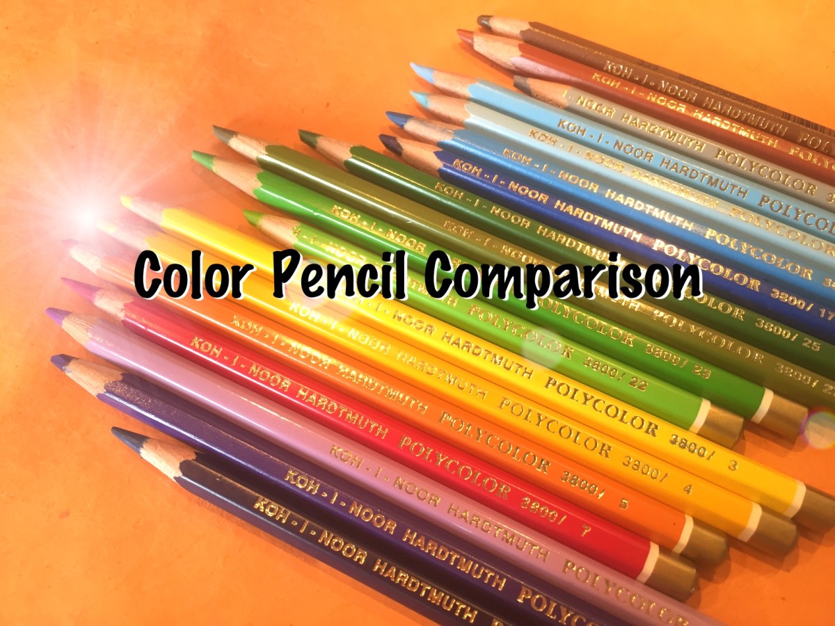 Watercolor Pencil Comparison
