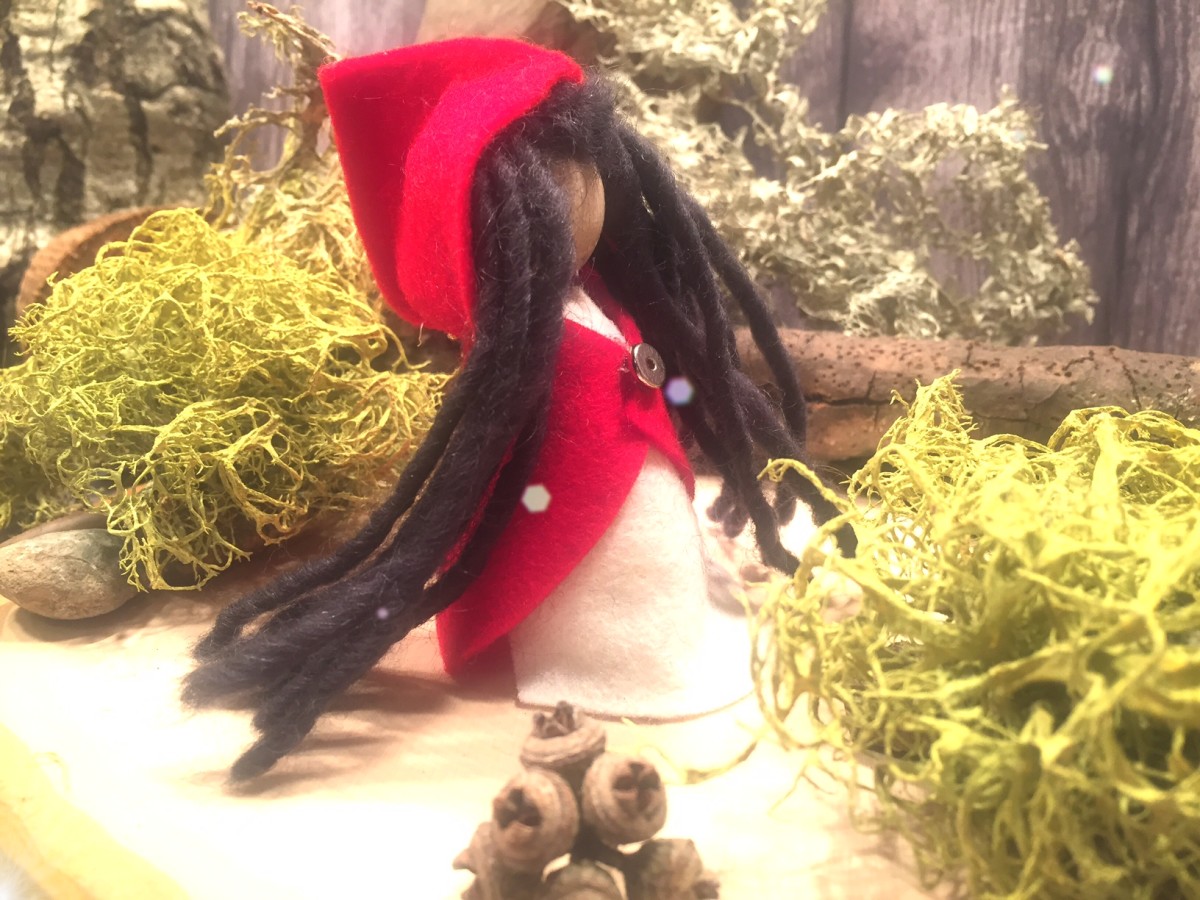 How to Make (another) Little Red Riding Hood Finger Puppet