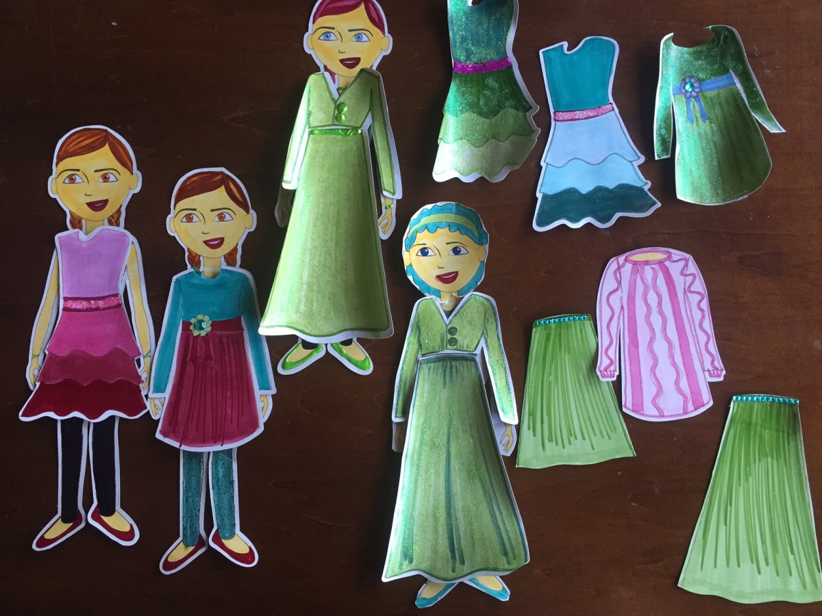 Paper Dolls on Magnetic Sheets