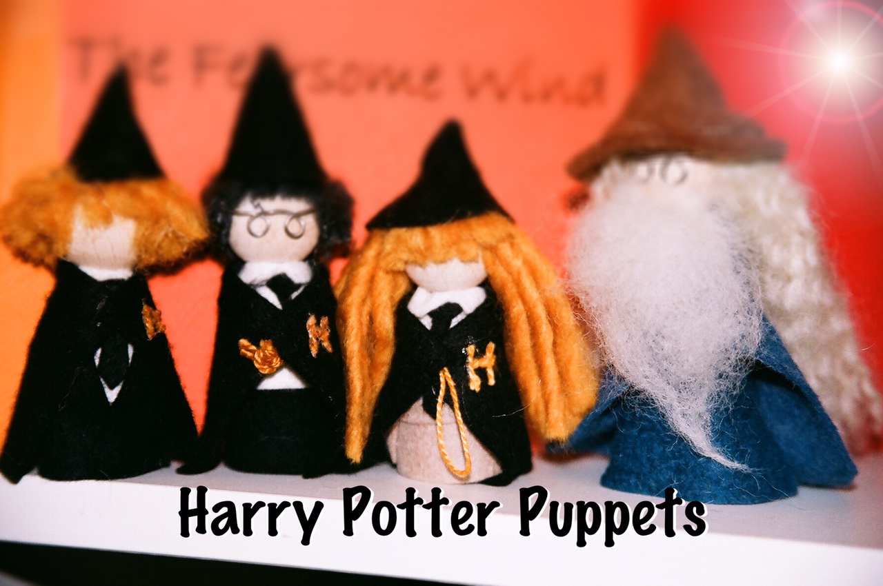 Harry Potter Inspired Finger Puppets