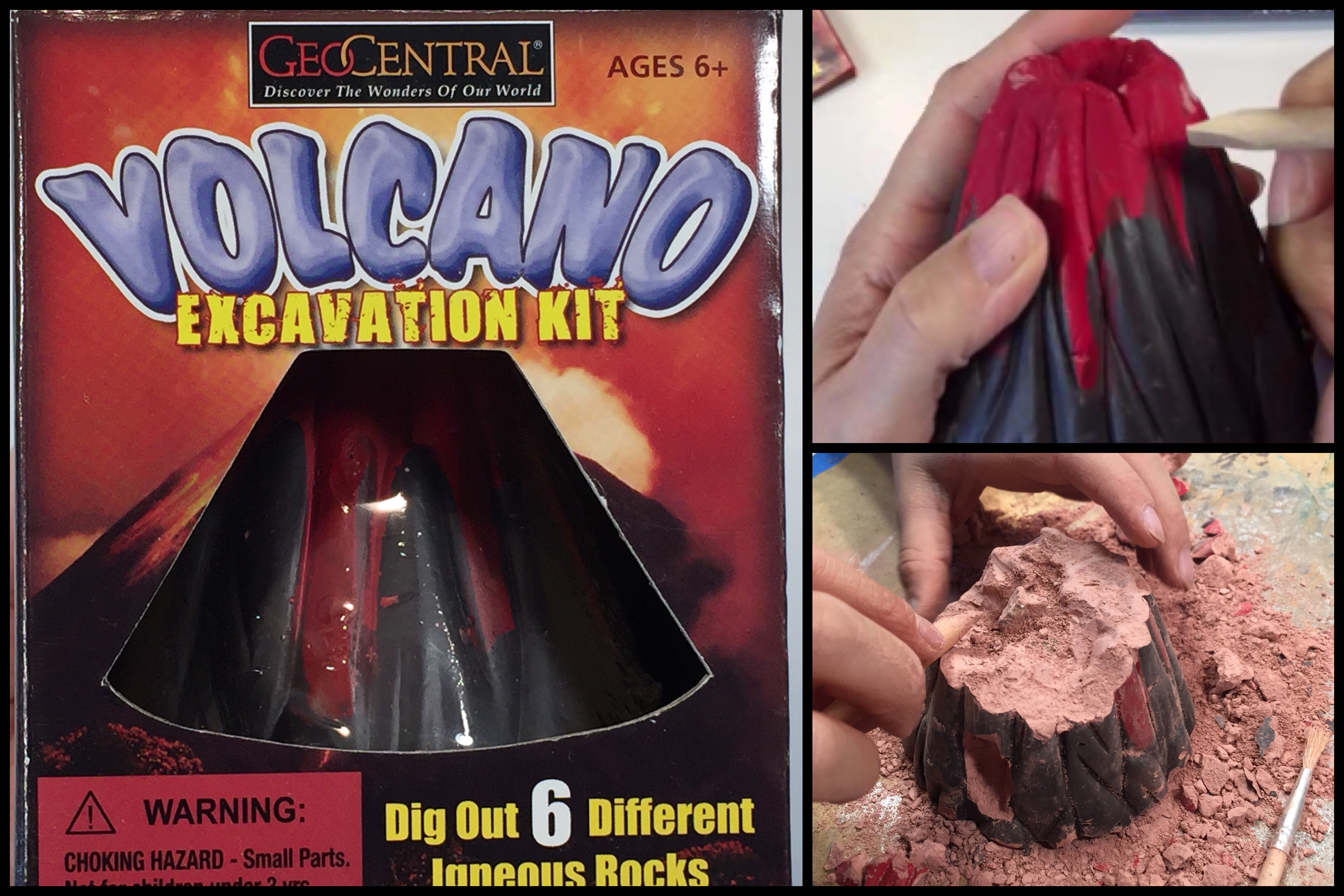 Volcano Excavation Kit | Geology Unit
