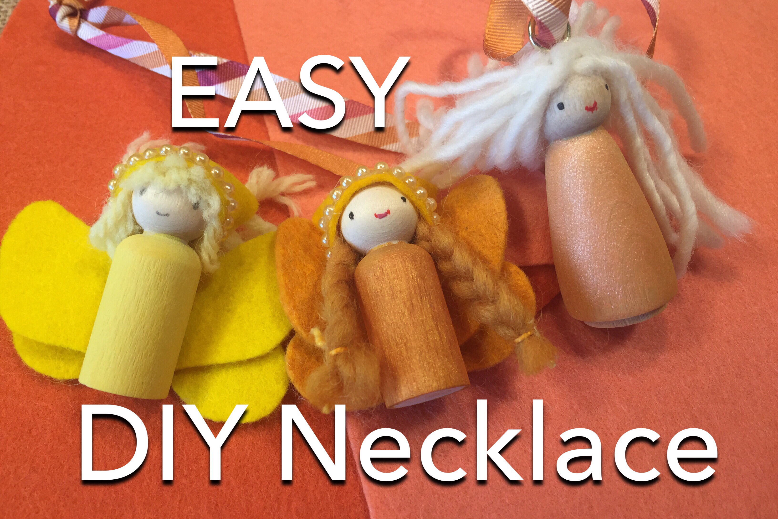 How To Make A Peg Doll Necklace