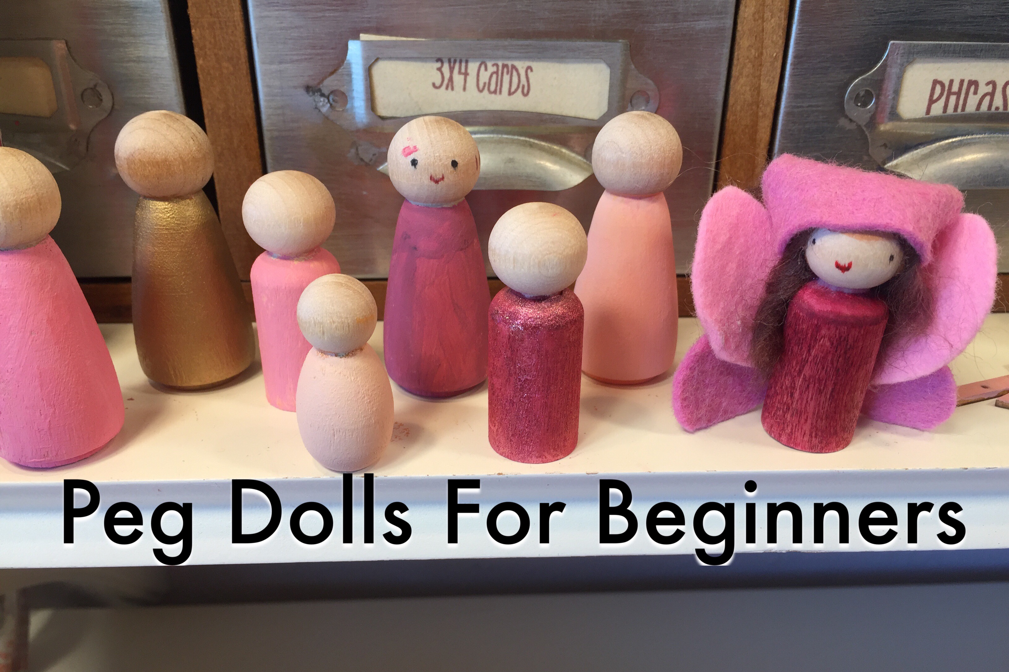 Peg Dolls For Beginners | Hair