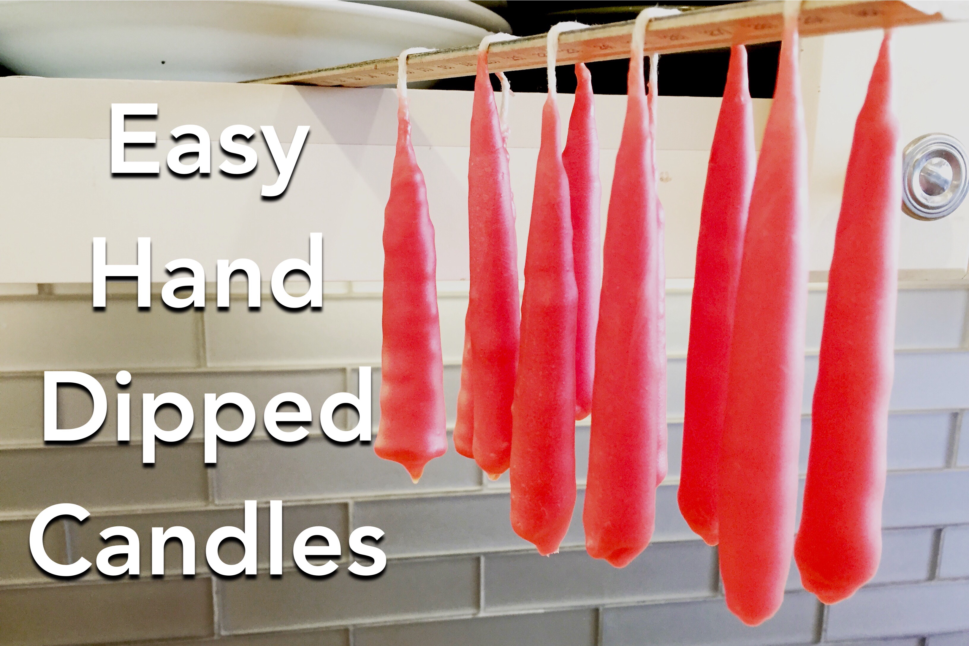 Hand Dipped Candles Pepper And Pine Hand Dipped Candles