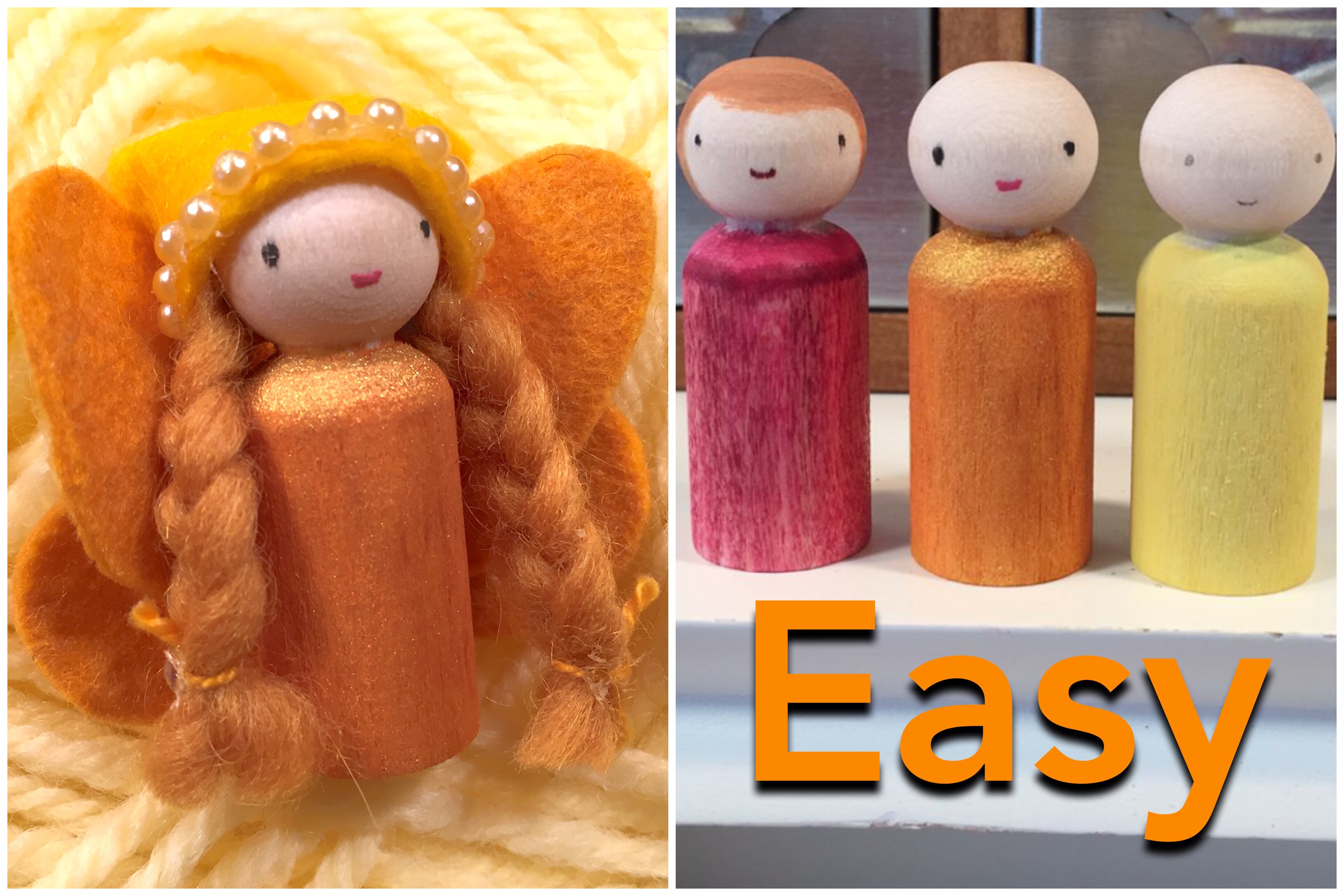 Peg Dolls For Beginners | Paint