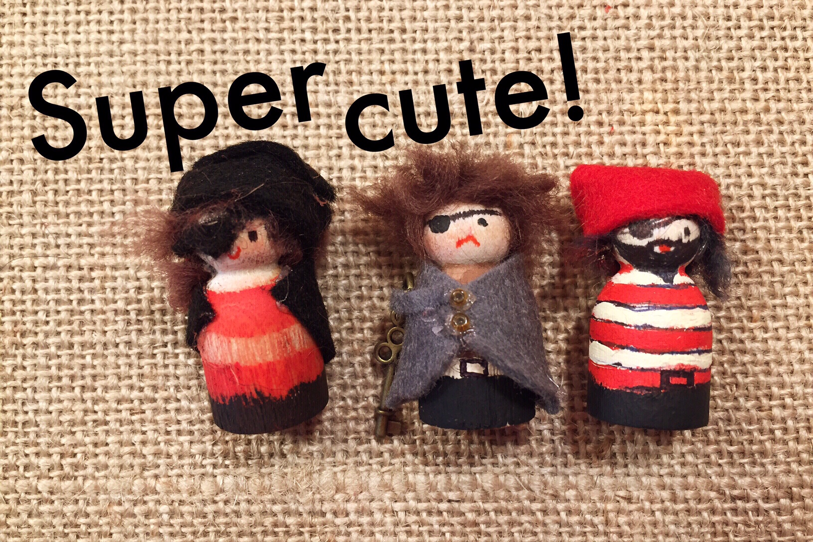 Pirate Peg Doll Tutorial