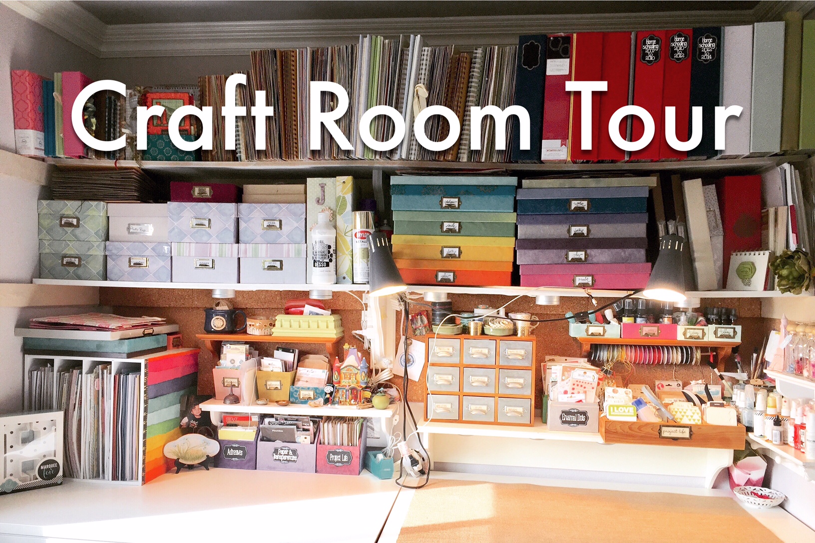 Video Set Up & Craft Room Tour