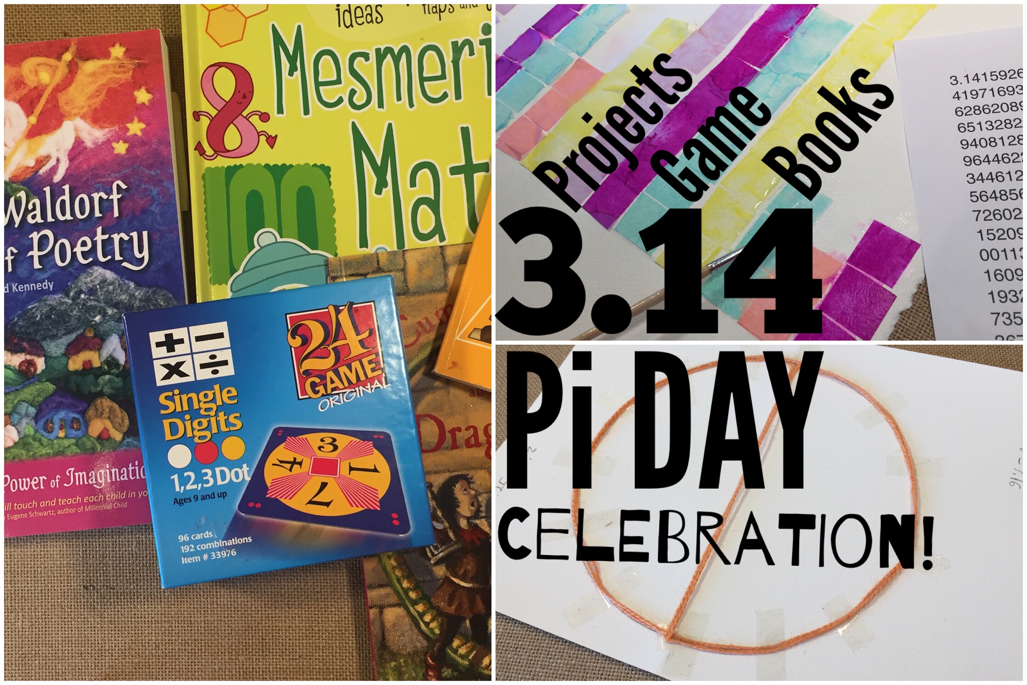 Pi Day Math Books, Activities and Crafts