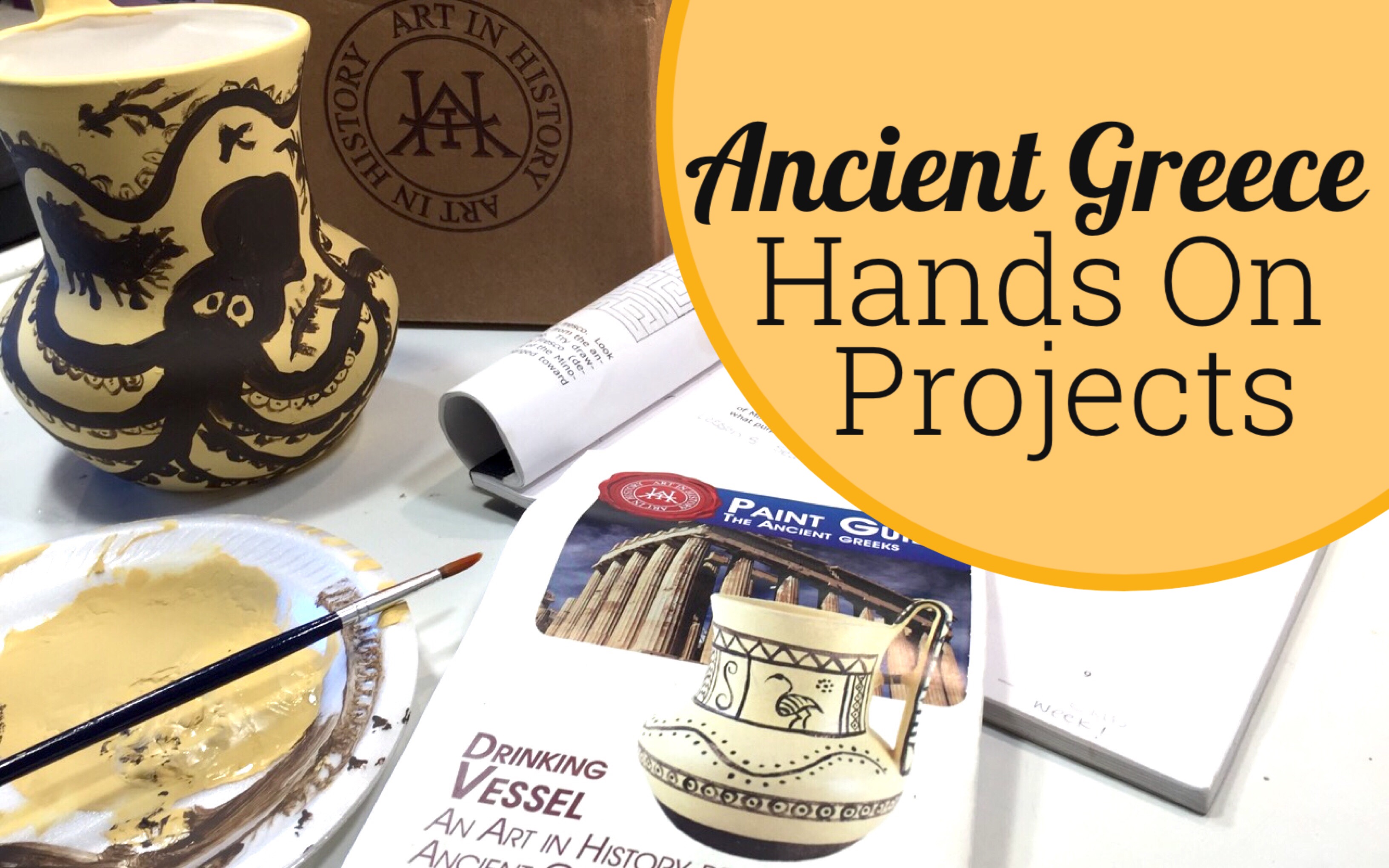 ANCIENT GREECE DRINKING VESSEL