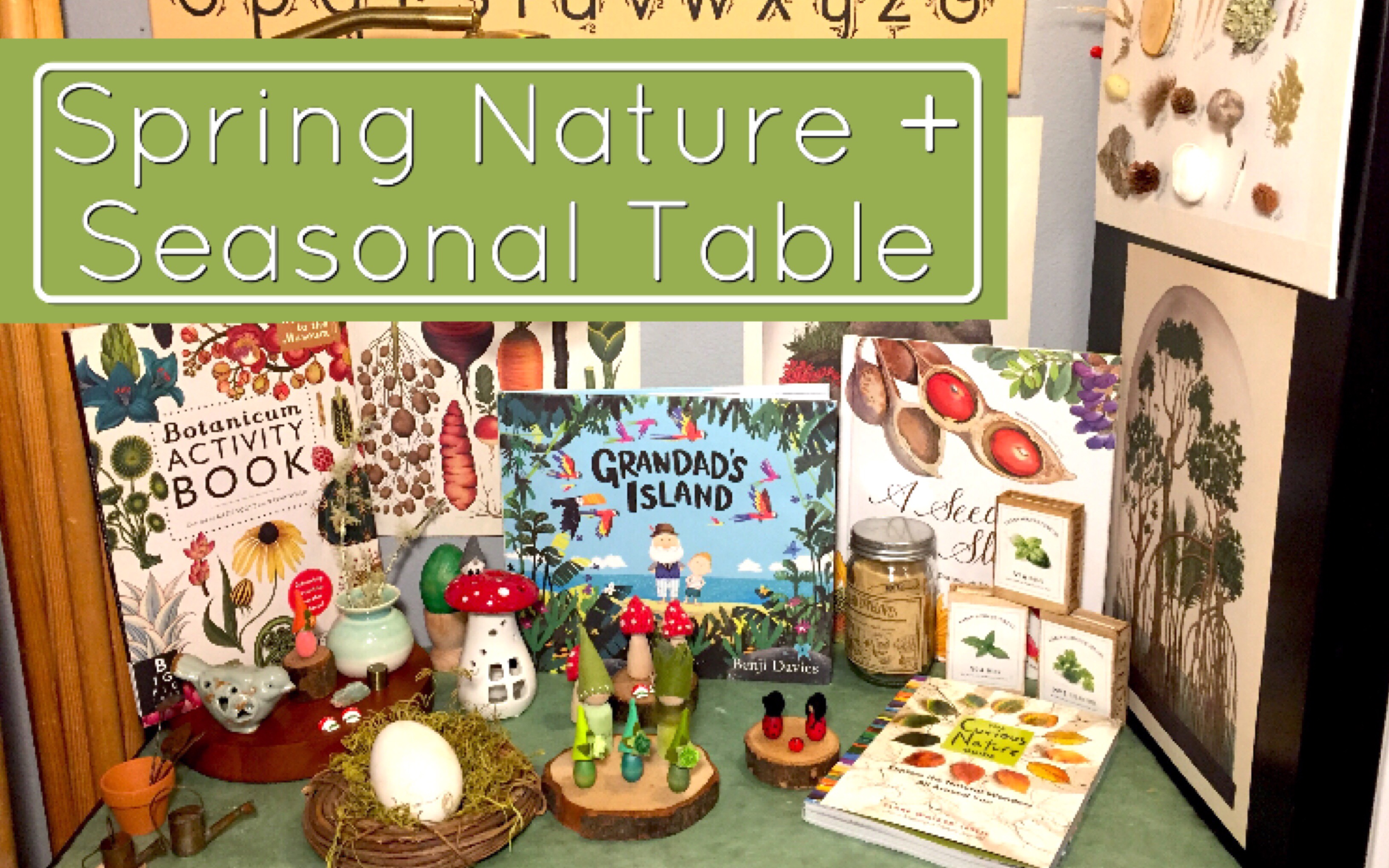 SPRING NATURE TABLE