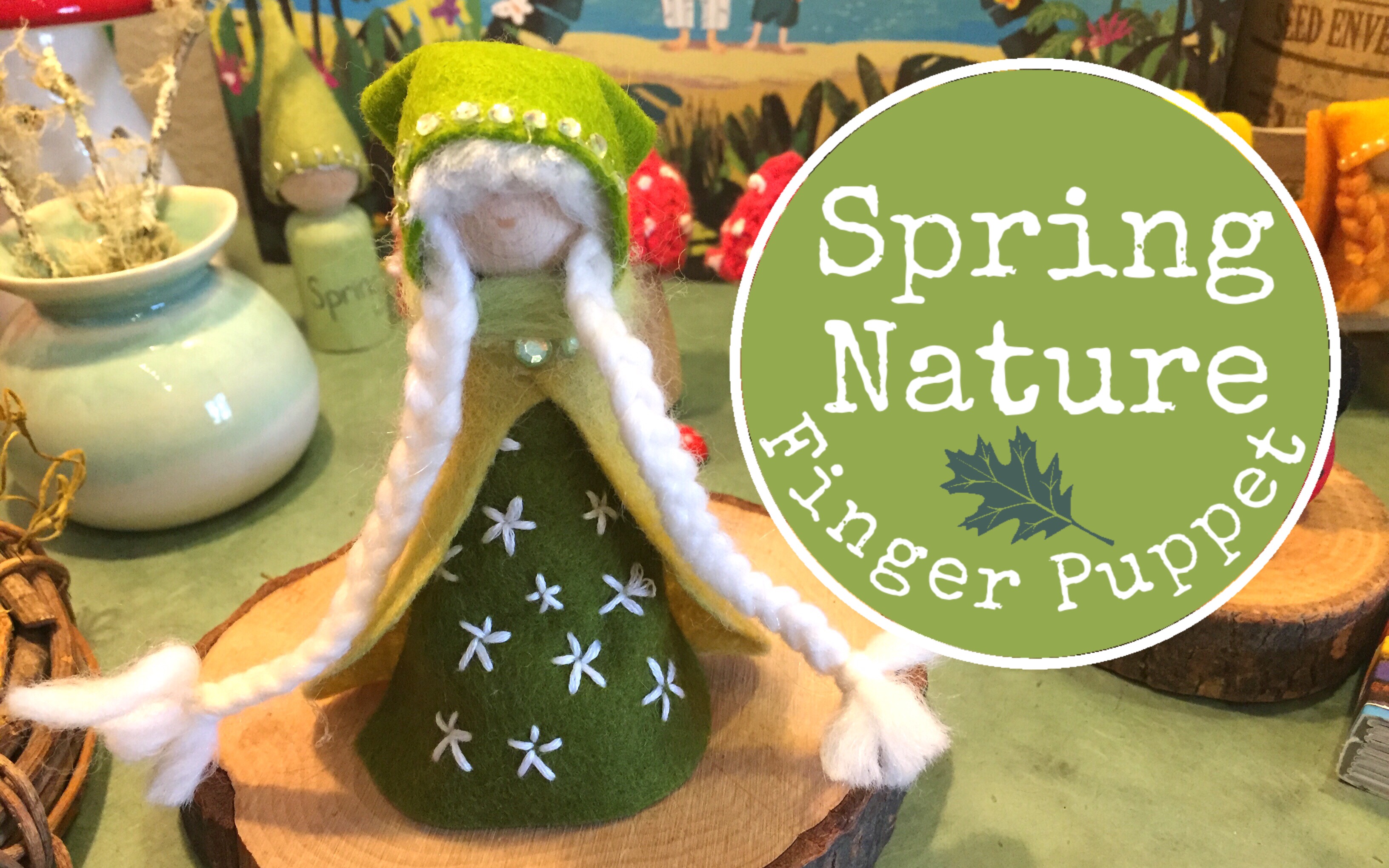 SPRING NATURE FINGER PUPPET | INTERMEDIATE LEVEL