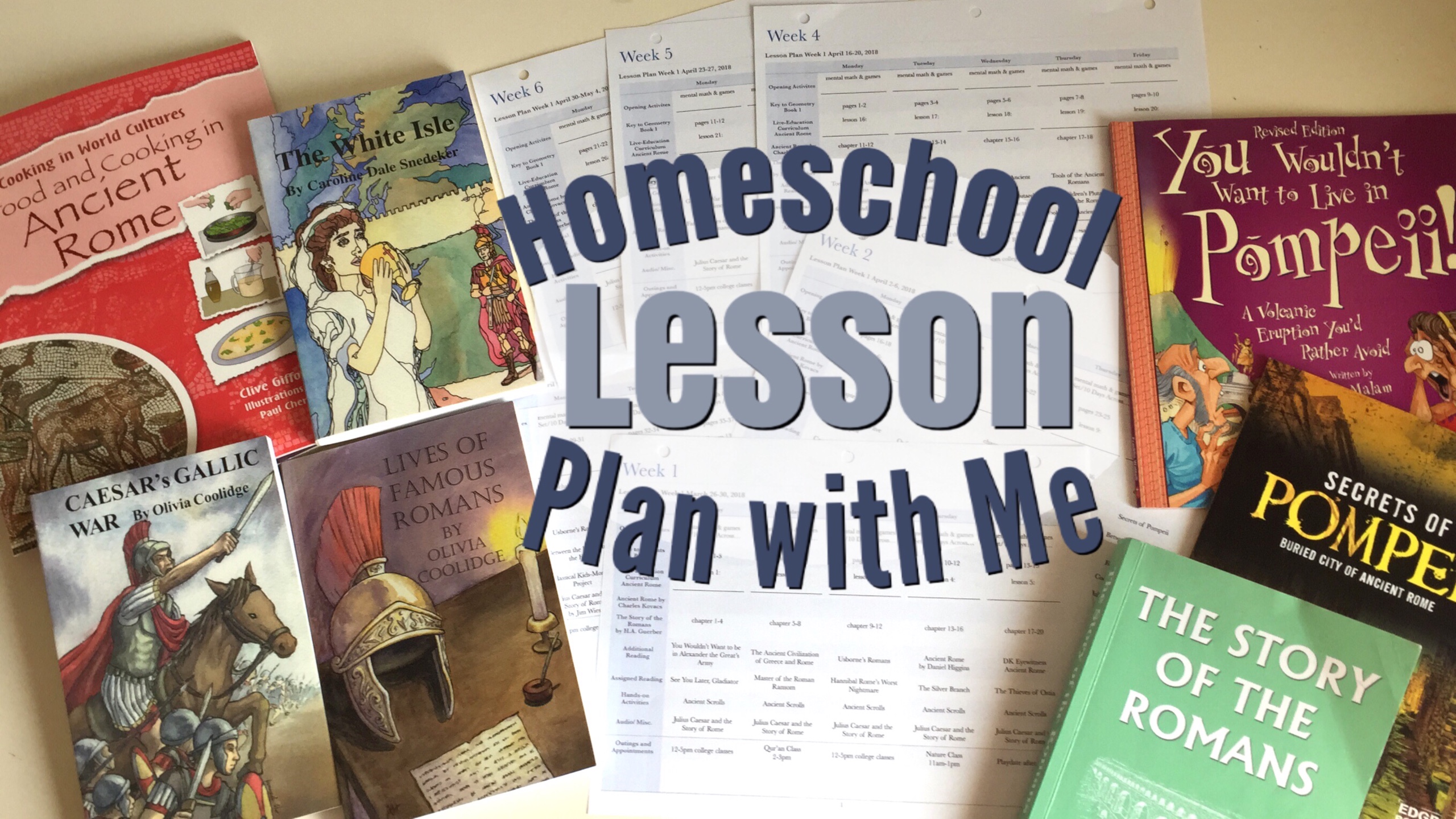 HOW TO LESSON PLAN FOR HOMESCHOOL