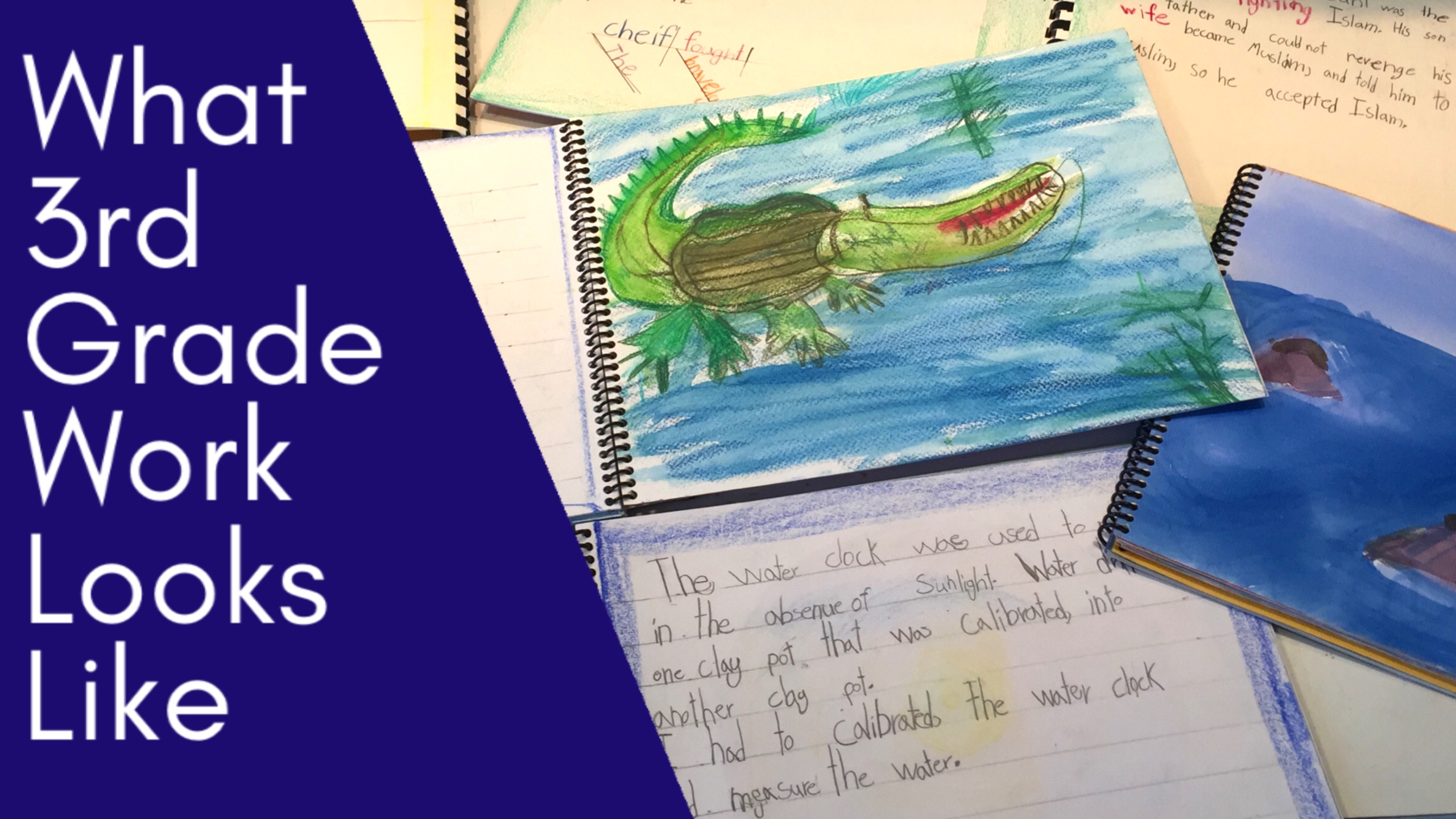3RD GRADE MAIN LESSON BOOKS