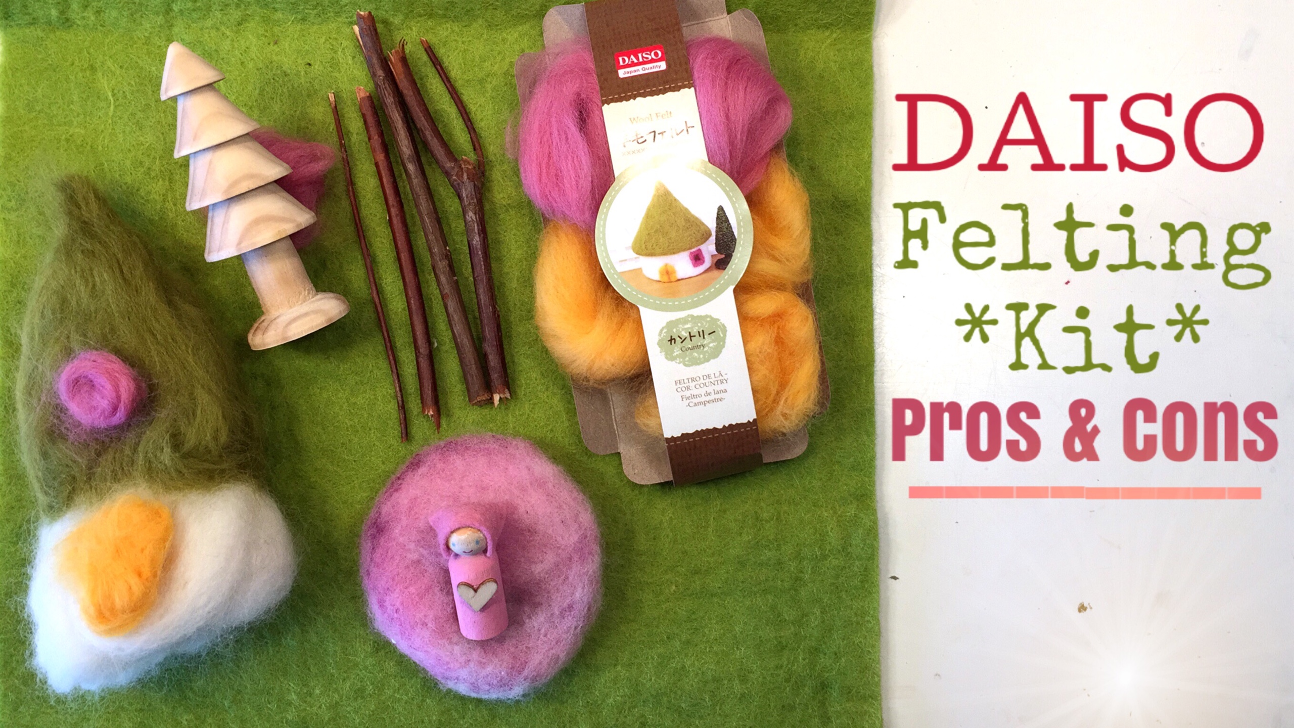 DAISO FELT KITS  ARE THEY WORTH IT? – Pepper and Pine