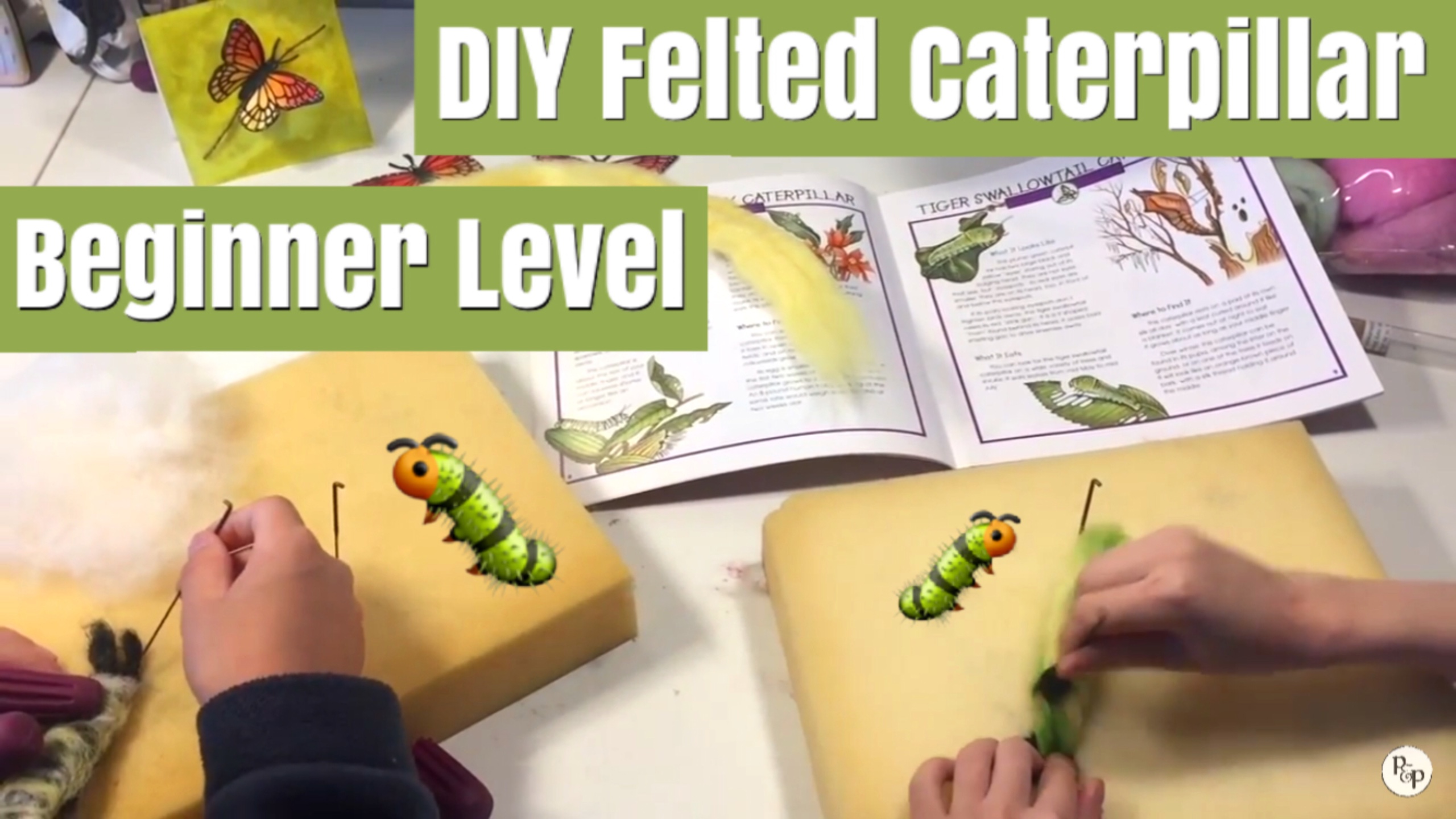 FELTED CATERPILLAR TUTORIAL