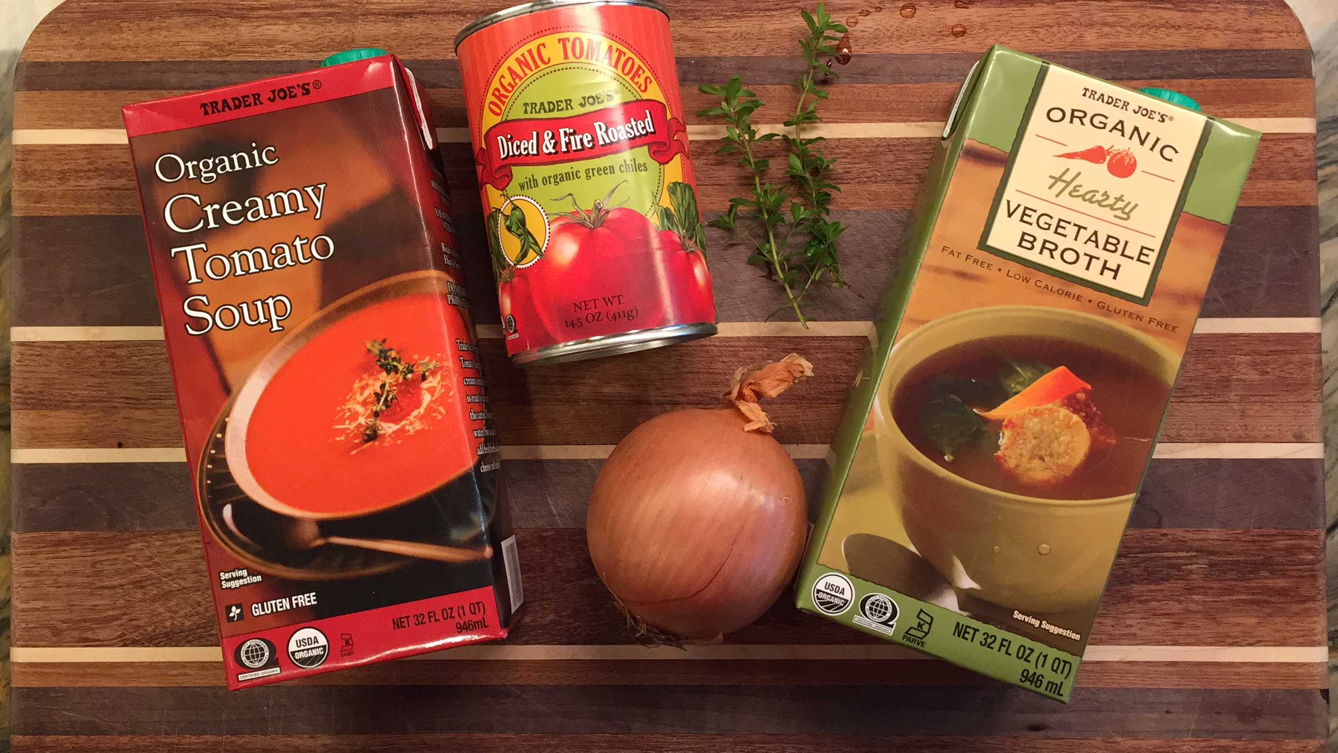 4 INGREDIENT TOMATO SOUP