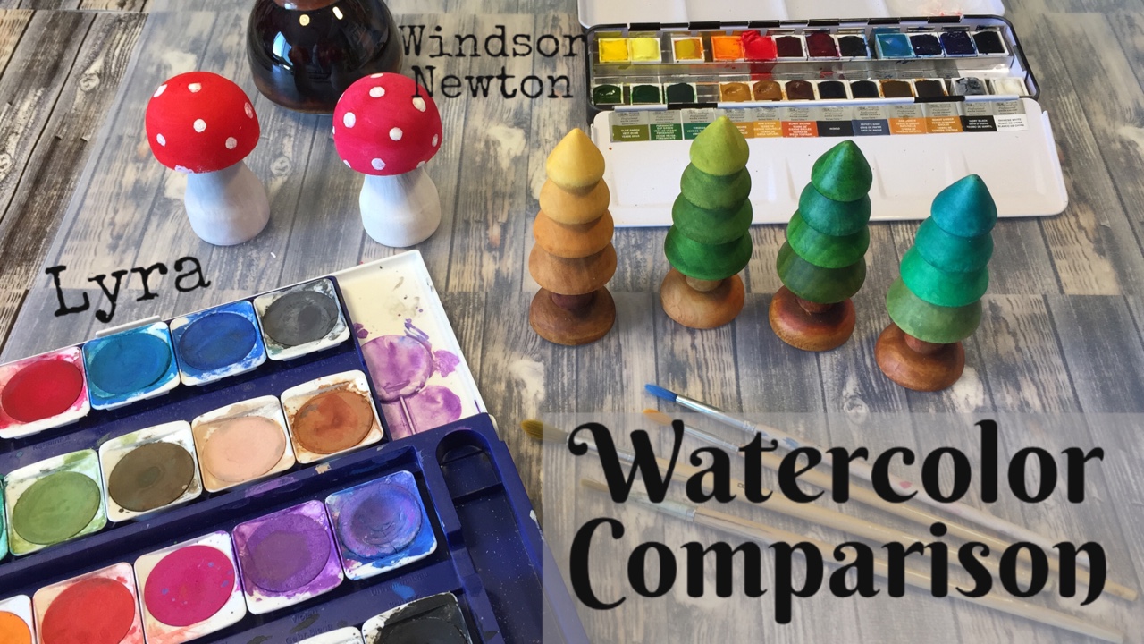 WATERCOLOR COMPARISON | WINSOR NEWTON & LYRA